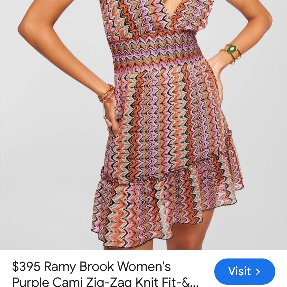 Ramy Brook Black Garment with Gold Logo Tag